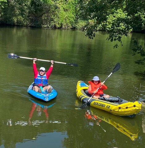 Camping and Kayaking