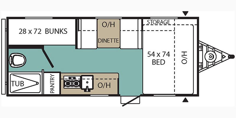 Travel Trailer Floorplan