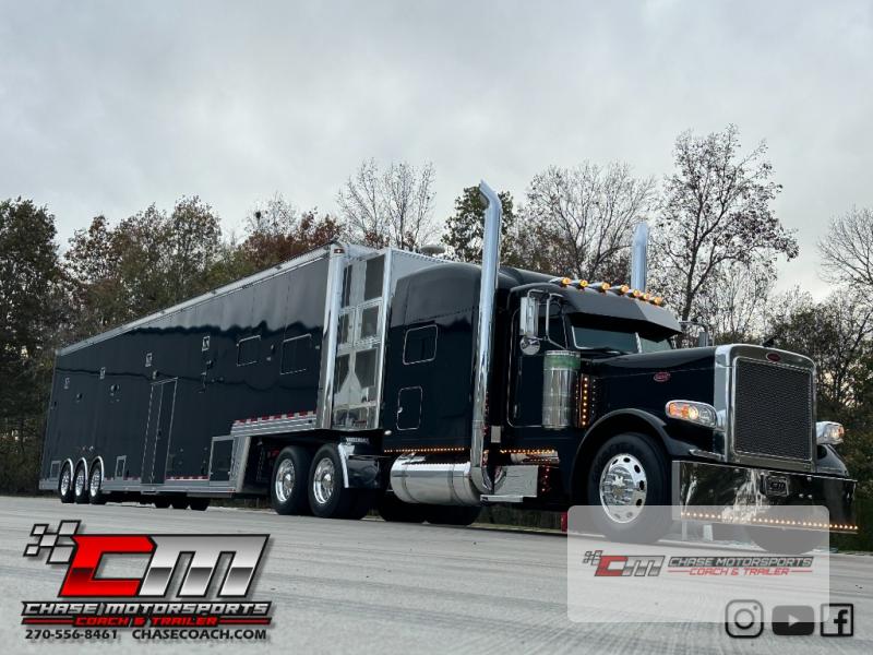 Used 2007 T&E Peterbilt & Trailer 53' Toy Hauler Travel