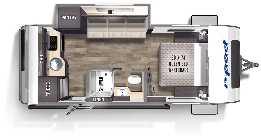 R-POD 196 Floorplan