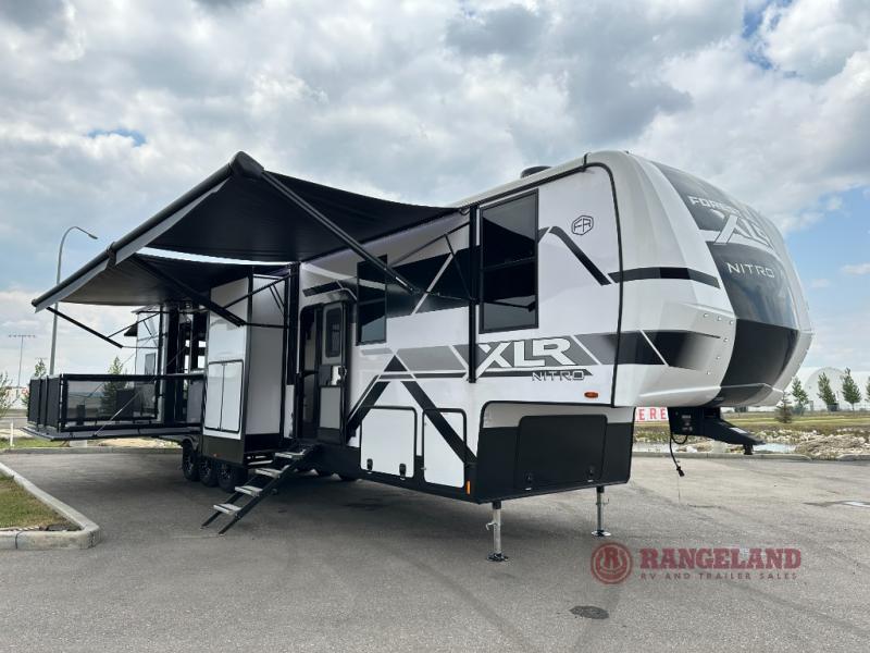 New 2025 Forest River RV XLR Nitro 40BAR13 Toy Hauler Fifth Wheel