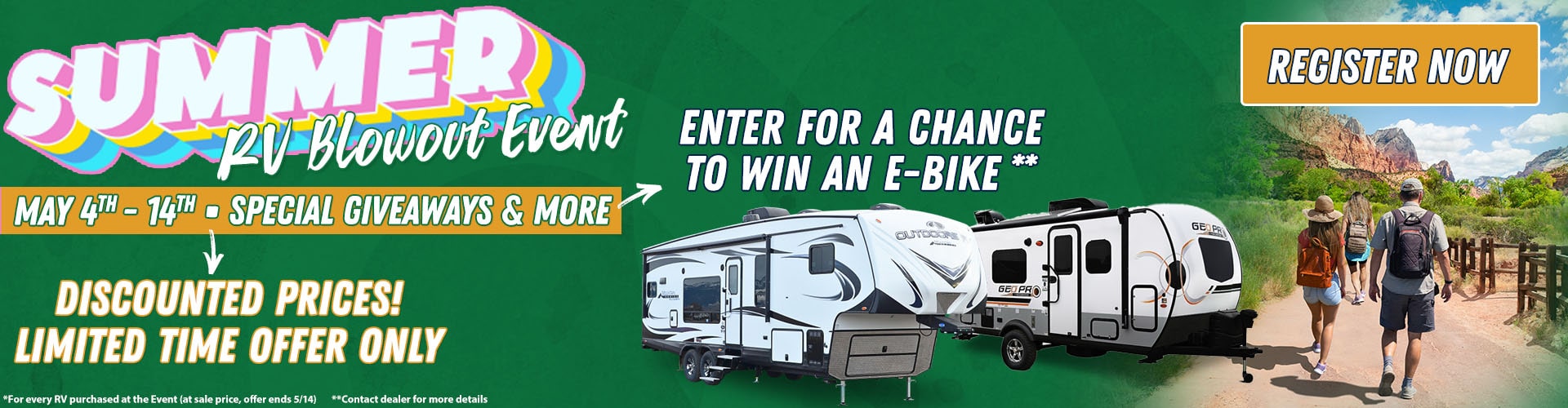 Summer RV Blowout Event