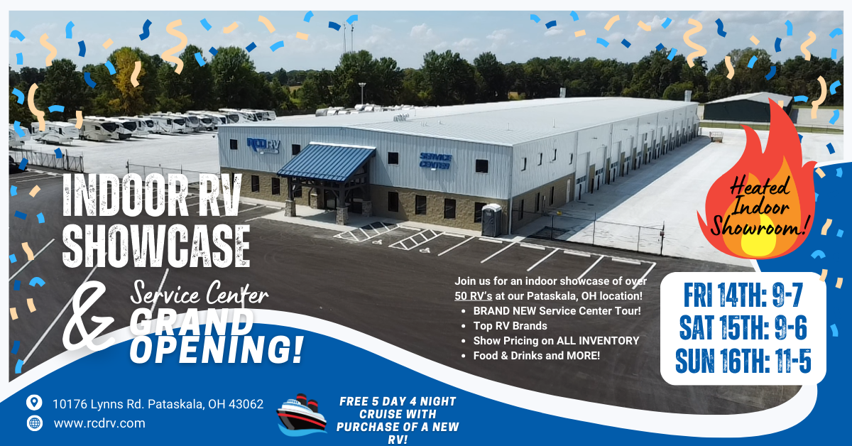 Indoor RV Showcase and Service Center Grand Opening