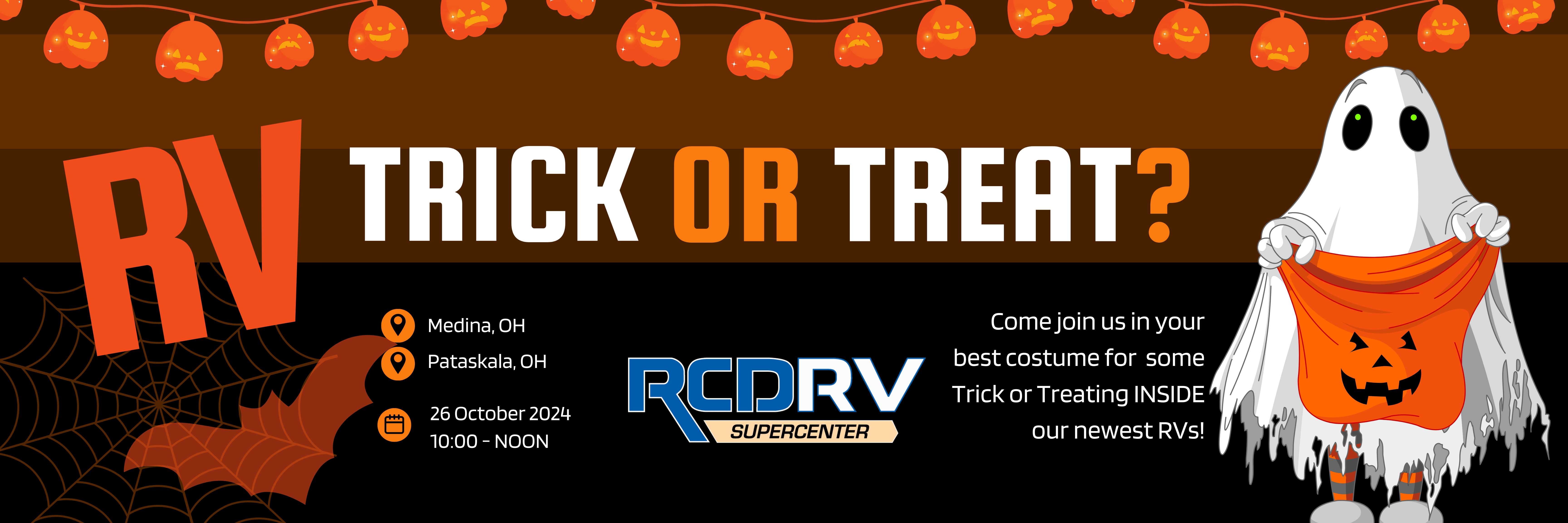 Join Us for a Spooktacular Trick-or-Treat at RCD RV!