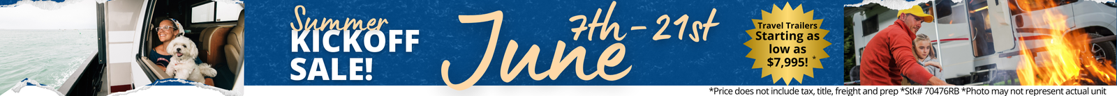 Summer Kickoff Sale