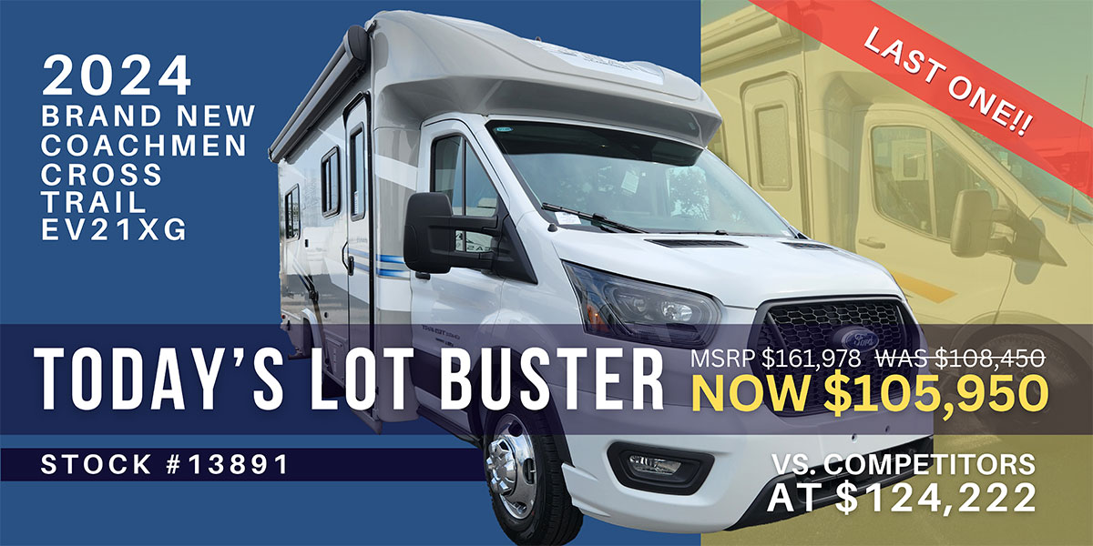 LOT BUSTER 2024 coachmen crosstrail 21XG