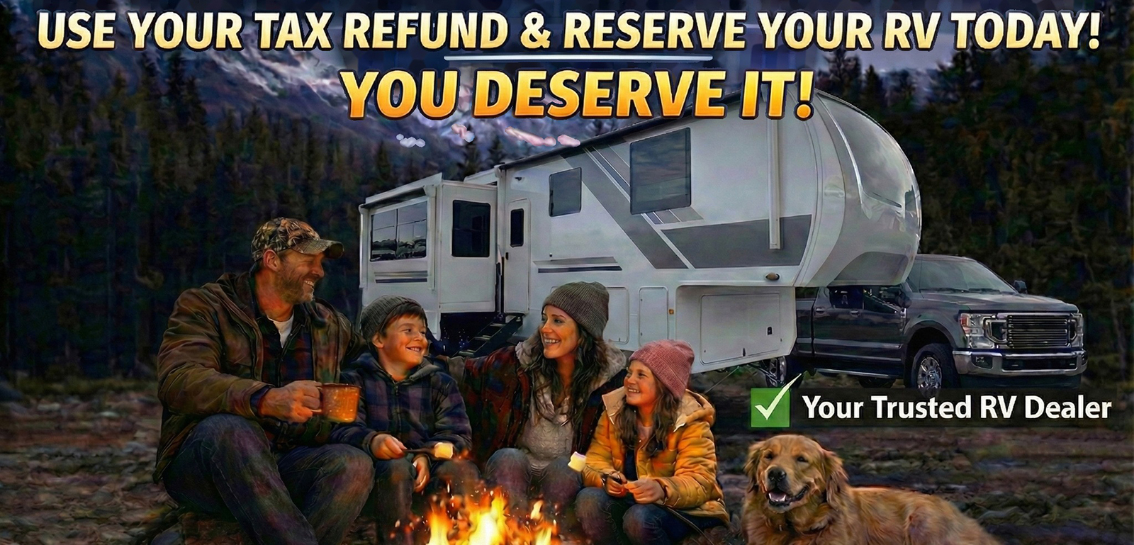 Recreation USA Use your tax refund and reserve your RV today