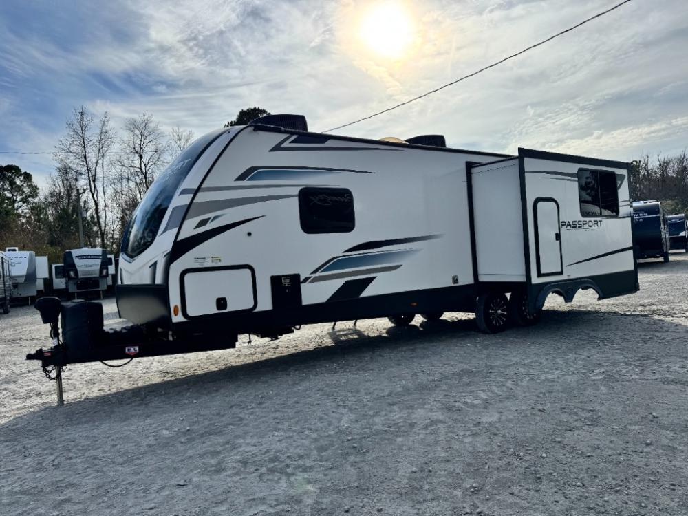 Used 2023 Keystone RV Passport GT 2704RK travel trailer exterior at Recreation USA in Longs SC