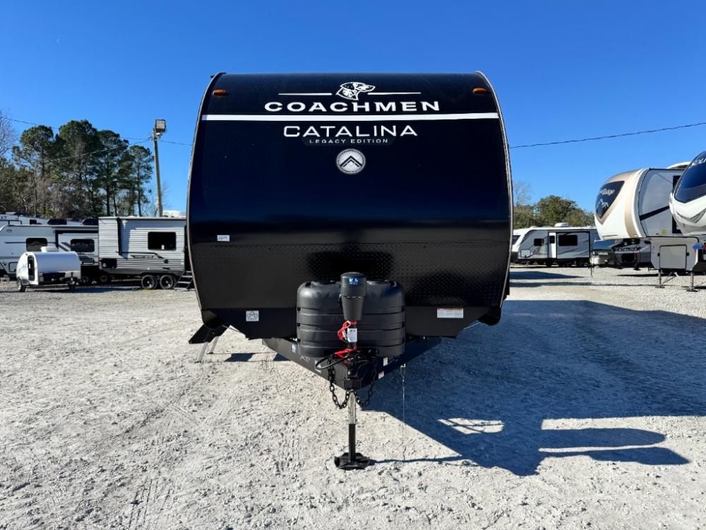 New 2026 Catalina Legacy Edition 273DBHCK with 21' power awning and LED lights for sale at Recreation USA