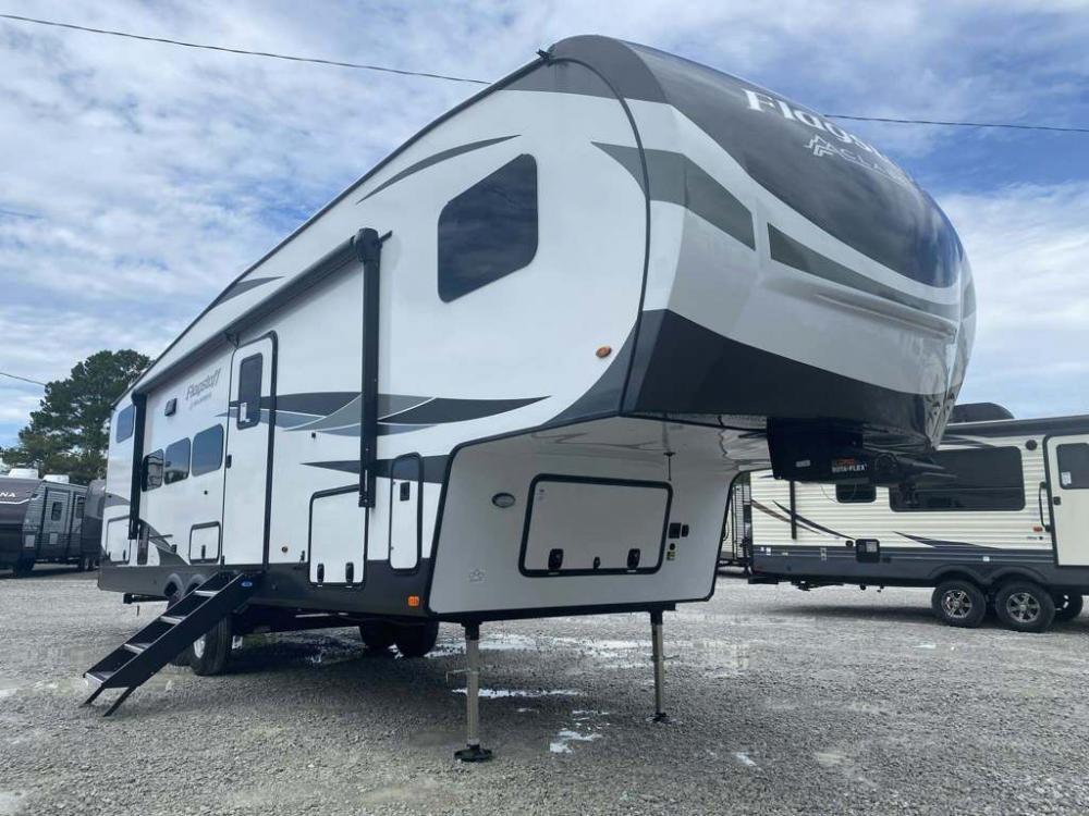 2024 Forest River Flagstaff Classic fifth wheel 374BH - 50 amp, 2 AC's, Slide Toppers and much more!