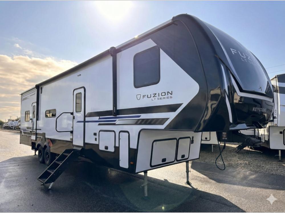 New 2026 Keystone Fuzion Impact Edition LT Series toy hauler 361LT