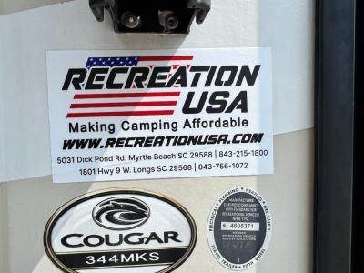 2018 Keystone Cougar fifth wheel 344MKS