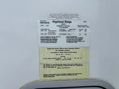 2020 Highland Ridge Open Range travel trailer 328BHS