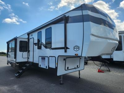 2025 Forest River Sierra fifth wheel 4002FB - 50 amp, 2 bed, 2 full bath, loft, 2 15k AC's!