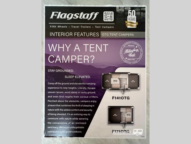 New 2025 Forest River RV Flagstaff OTG F141OTG Folding Pop-Up Camper at ...