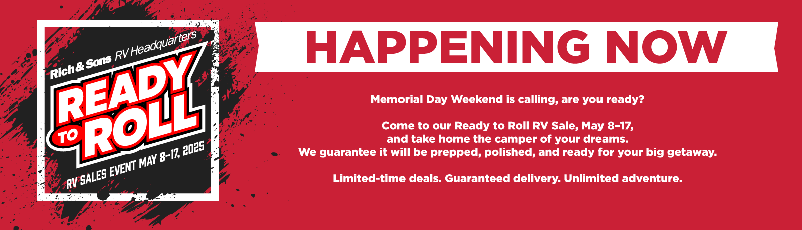 Ready to Roll RV Sales Event
