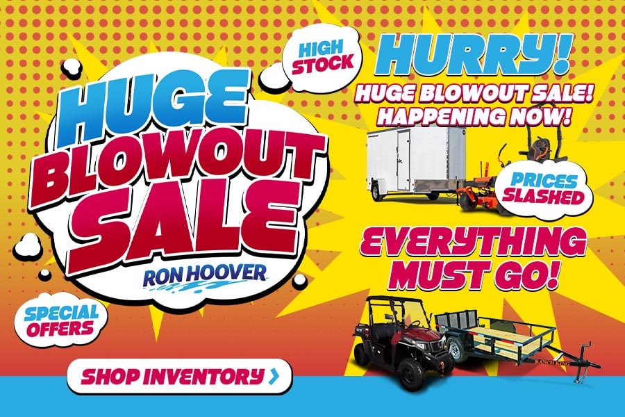 Equipment Blowout Sale
