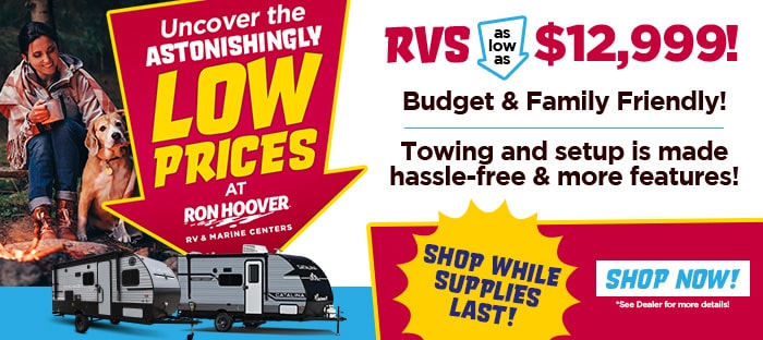 RVs as Low as $12,999
