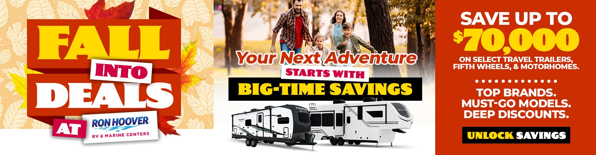 Ron Hoover RV's Fall Into savings