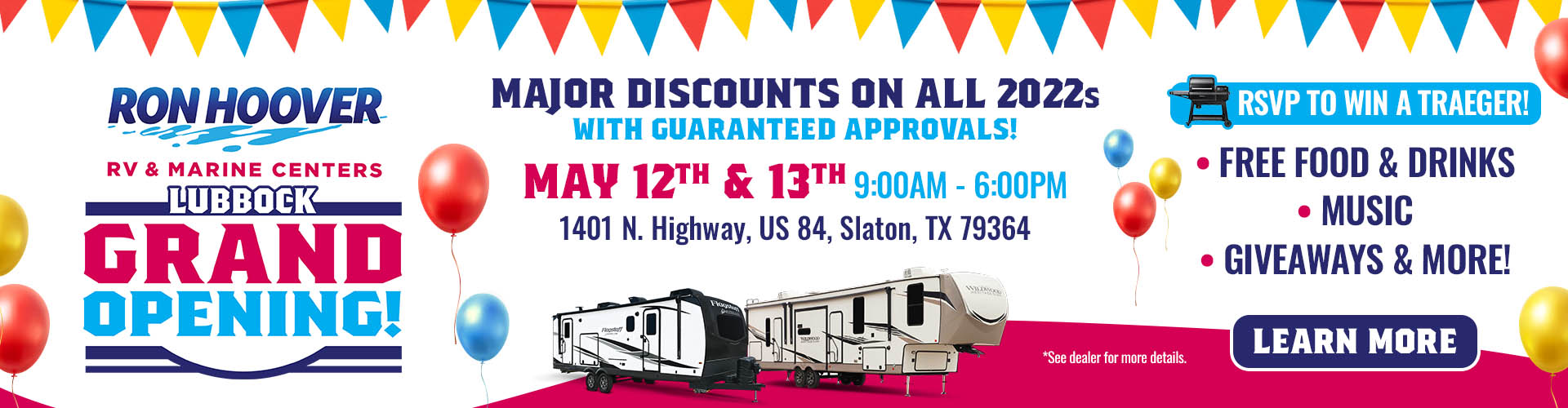 Lubbock Grand Opening | Ron Hoover RV in TX