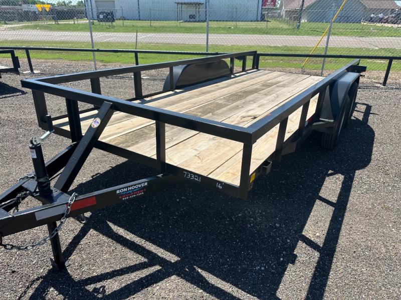 New 2024 C&M C&M CARGO TRAILER 76 X 16 2-3500LB AXLES PIPE TOP Utility ...