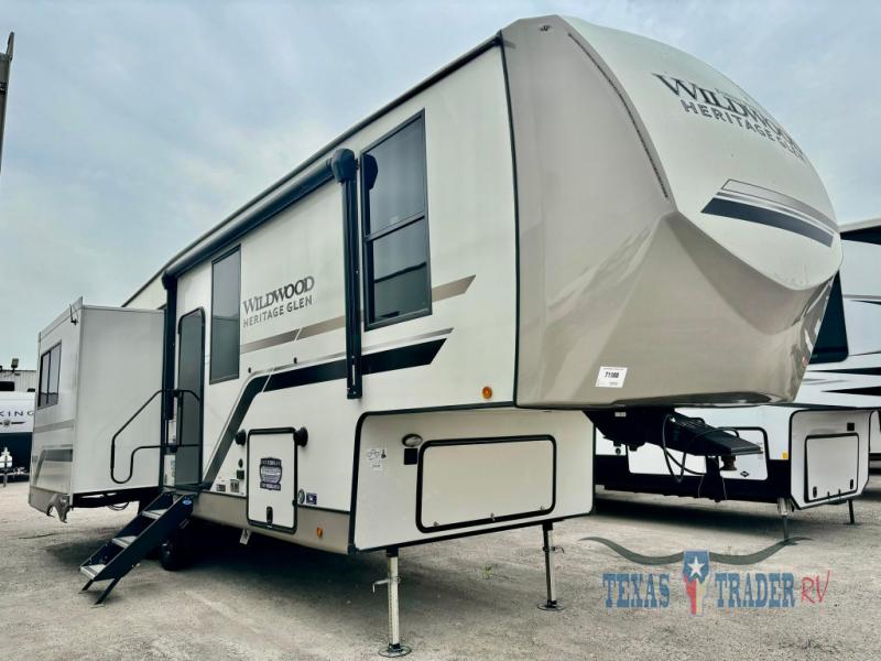 New 2024 Forest River RV Wildwood Heritage Glen 286RL Fifth Wheel at Ron Hoover RV & Marine