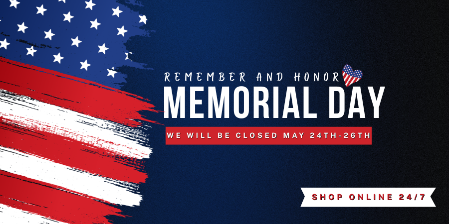 Closed May 24-26