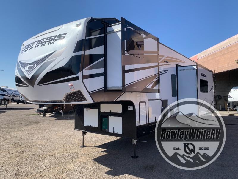 New 2025 Genesis Supreme GCK4016 Toy Hauler Fifth Wheel at