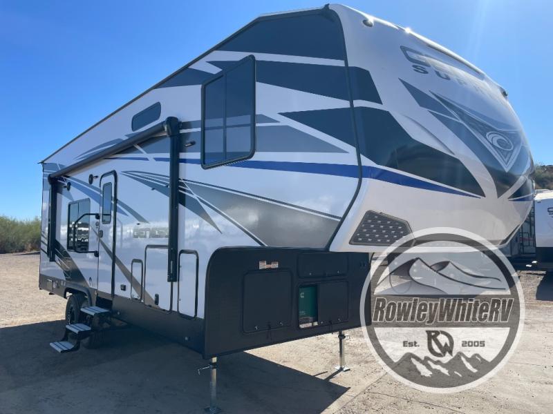 New 2025 Genesis Supreme 28 CRT Toy Hauler Fifth Wheel at Rowley
