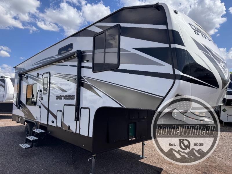 New 2025 Genesis Supreme 28 CRT Toy Hauler Fifth Wheel at Rowley