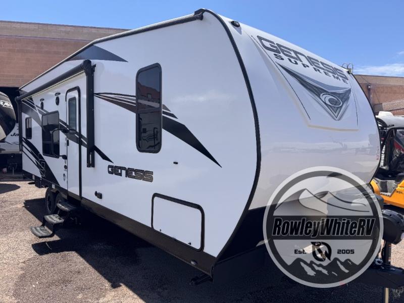 New 2026 Genesis Supreme 2415CRXL Toy Hauler Travel Trailer at