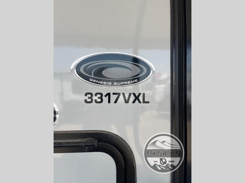 Used 2022 Genesis Supreme Vortex 3317VXL Toy Hauler Fifth Used 2022 Genesis Supreme Vortex 3317VXL Toy Hauler Fifth