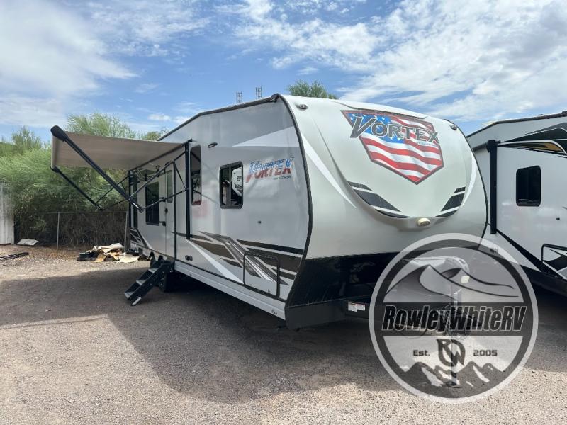 Used 2022 Genesis Supreme Vortex 2715V Toy Hauler Travel Trailer