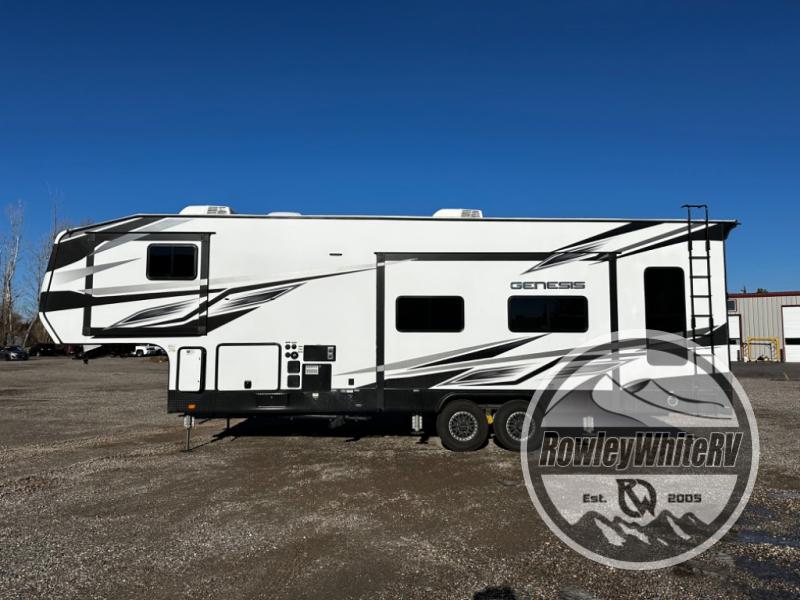 Used 2023 Genesis Supreme 34GSXL Toy Hauler Fifth Wheel at Rowley White RV Idaho Falls, ID 