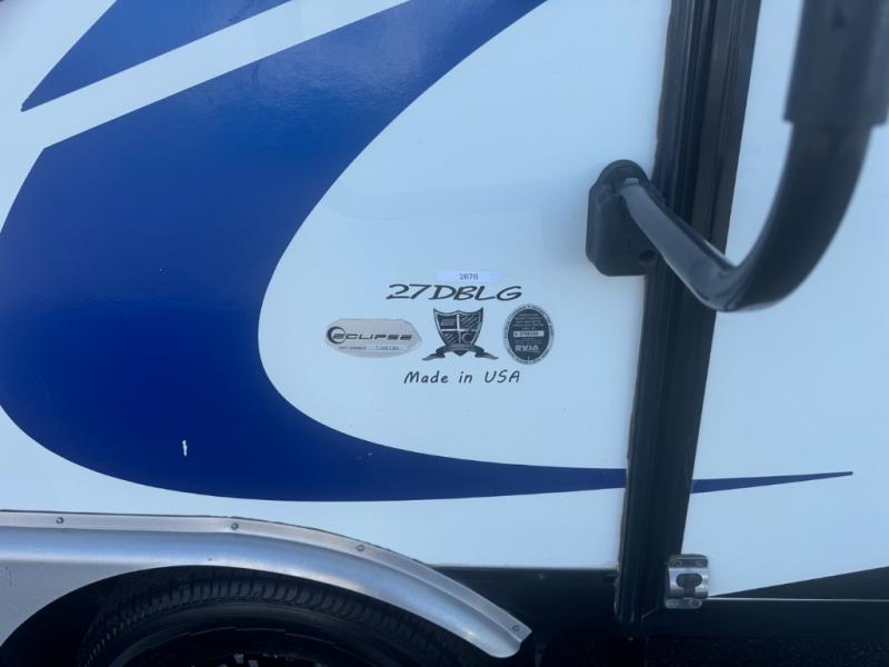 Used 2016 Eclipse Stellar Wide Lite 27DBLG Toy Hauler Travel