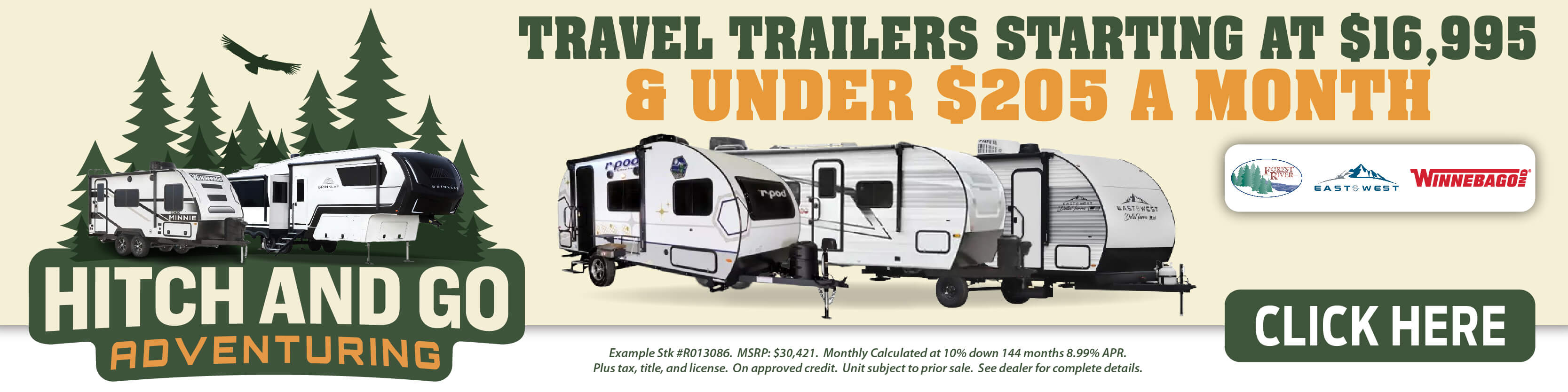 Travel Trailers Banner