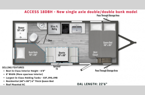 New 2025 Winnebago Access 18DBH Photo