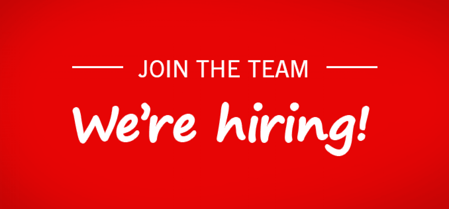 We're Hiring. Check out our available job postings