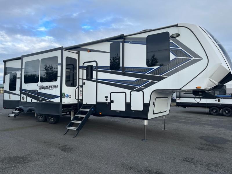Used 2020 Grand Design Momentum MClass 351M Toy Hauler Fifth Wheel at RV Country Mt Vernon