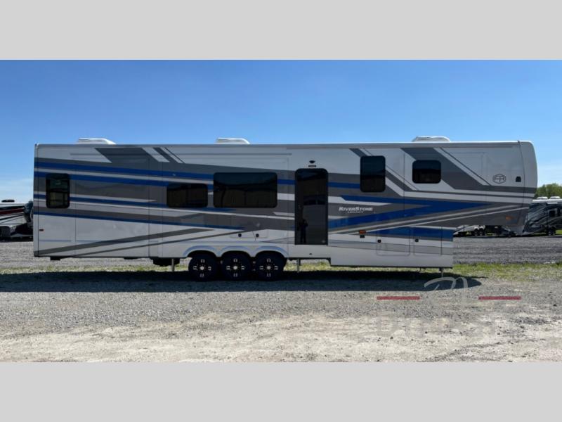 New 2025 Forest River RV RiverStone 42FSKG Toy Hauler Fifth Wheel at RV