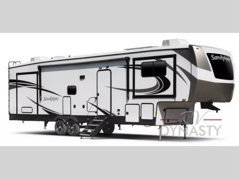 New 2025 Forest River RV Sandpiper 3370RLS Fifth Wheel at RV Dynasty