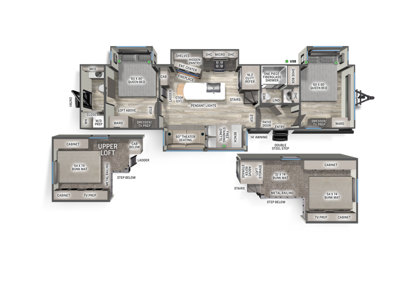 New 2026 Forest River RV Sandpiper Destination Trailers