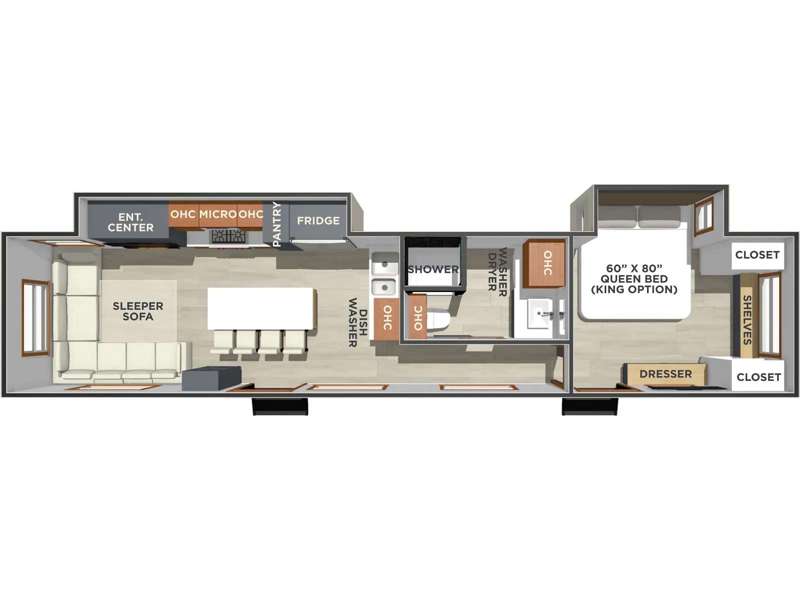 New 2026 Forest River RV Lost Pines Hemlock Destination Trailer at