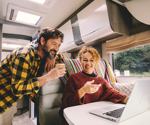 Family in RV