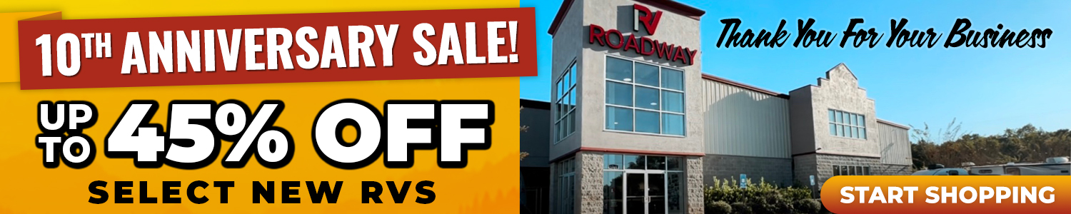 Anniversary Sale - Up to 45% Off at RV Roadway
