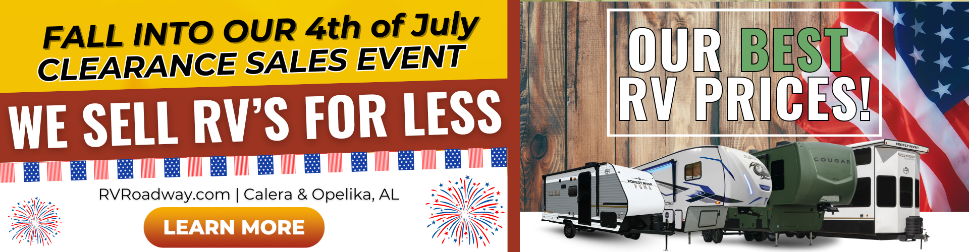 4TH OF JULY BLOWOUT SALE!
