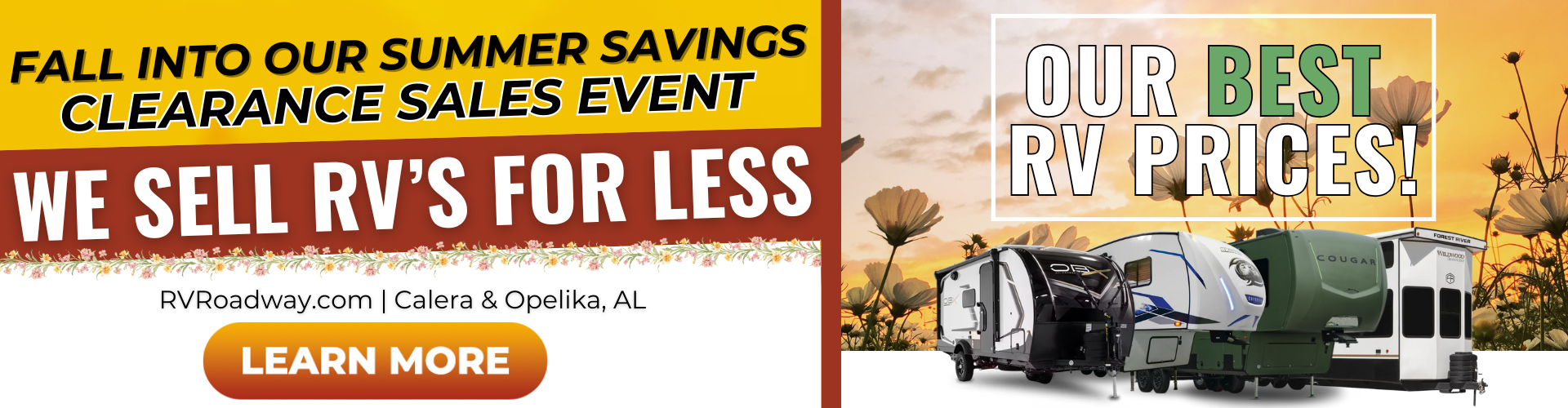 New RVs For Less!