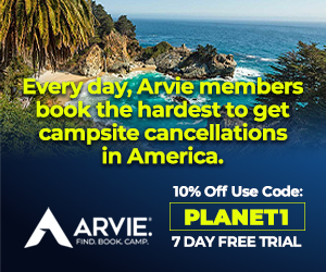 Arvie Campsite Booking Promotion