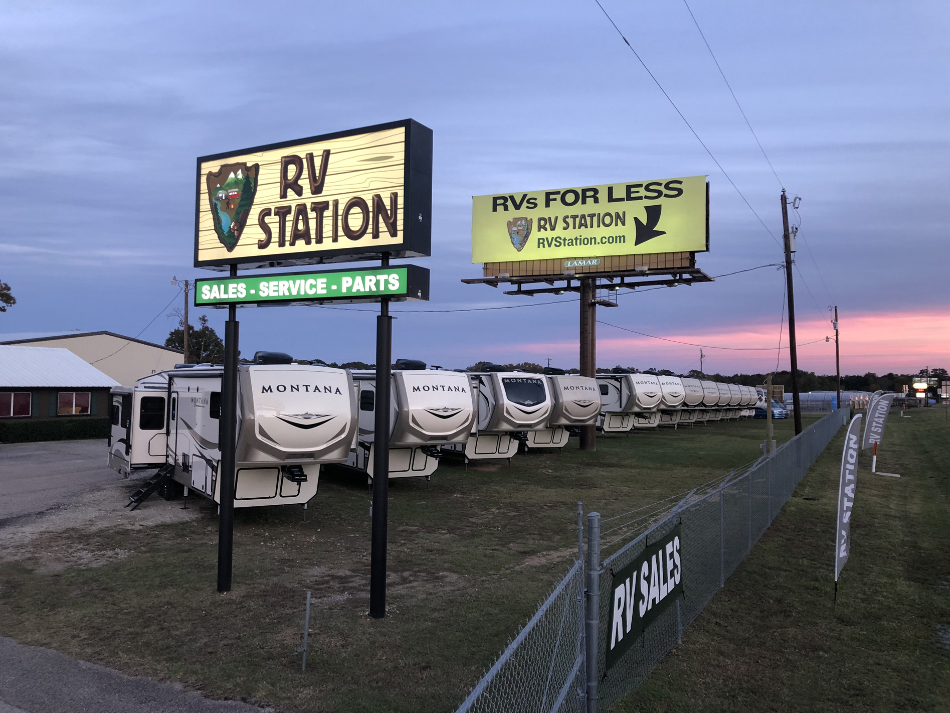 rv station lot