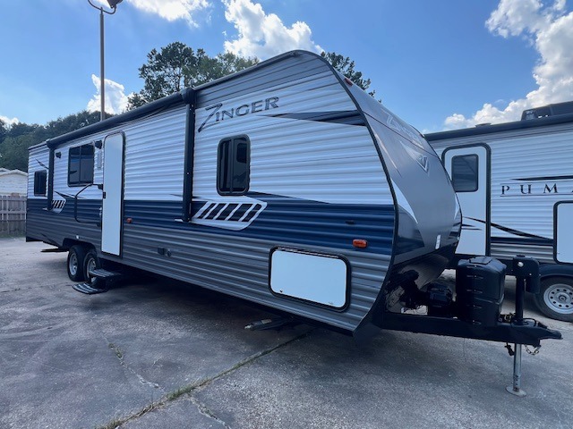 洋楽 SELBSTBETRUG Used 2018 CrossRoads RV Zinger ZR288RR Toy Hauler Travel Trailer
